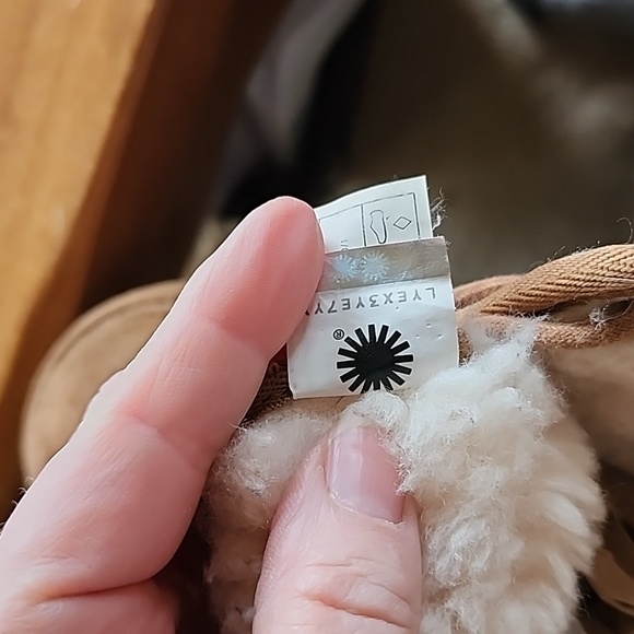 Lace up Uggs ankle boots chestnut sz 9 EU 40 - Picture 12 of 13